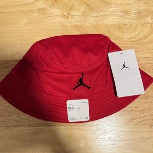 Jordan Red Kids Bucket Hat